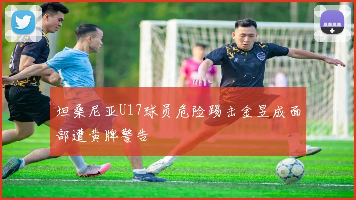 坦桑尼亚U17球员危险踢击金昱成面部遭黄牌警告